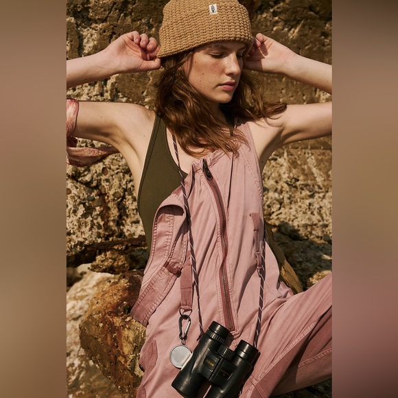 ❤️ Free People Fast Track Onsie Jumpsuit Pantsuit Size XS Withered Rose NWT - Picture 11 of 11